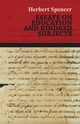 Essays on Education and Kindred Subjects, Spencer Herbert