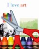 I love art  mixed medium creative  blank coloring book 324 pages 8x10, Huhn Michael