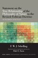 Statement on the True Relationship of the Philosophy of Nature to the Revised Fichtean Doctrine, Schelling F. W. J.