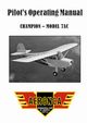 Pilot's Operating Manual, Corporation Aeronca Aircraft
