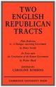 Two English Republican Tracts, Robbins Jeff