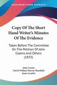 Copy Of The Short Hand Writer's Minutes Of The Evidence, Cozens John