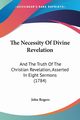 The Necessity Of Divine Revelation, Rogers John