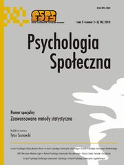 Psychologia Spoeczna nr 2-3(14)/2010, 