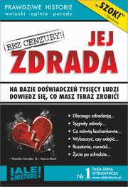 ksiazka tytu: Jej zdrada. Prawdziwe historie, wnioski, opinie, porady... autor: Marcin Black, Natasha Newidea