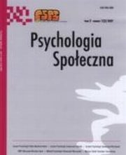 Psychologia Spoeczna nr 2(2)/2006, 