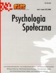 Psychologia Spoeczna nr 2(7)/2008, 